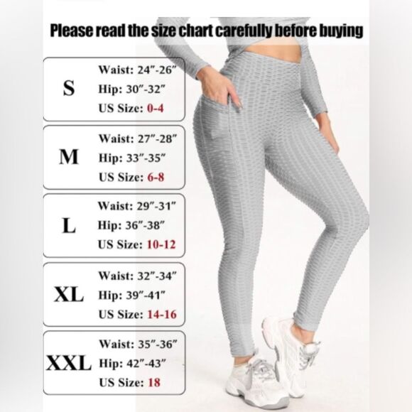 Butt Lifting Workout Leggings High Waisted Booty Legging Tummy
Control Yoga Pant - Picture 7 of 10